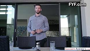 Lauren Philips, rich redhead, totally gets her naughty way!