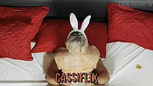 Big ass bunny riding carrot complete on cassiflix