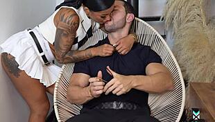 Horny College Girl Mariana Martix Masturbates in Class Fantasizing About Teacher Duncan Saint Pounding Her