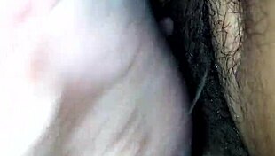 She moans during interracial blowjob and deepthroat session