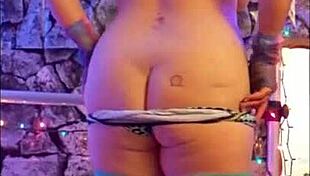 Hotwife Steffi dances seductively with her pussy in homemade promo