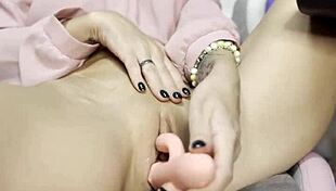 trying new santa's gift for my pussy and getting hot orgasm 😍