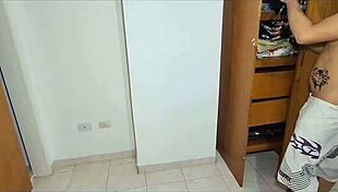 Latina Student Home Adventure With Stepsister