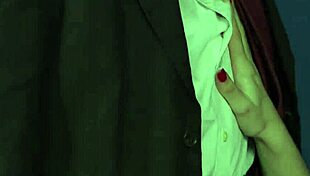 I’m in a CFNM wedding dress, jerking old cock in 3some with BFF.