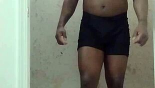 Returning to the different room to make a mess by spreading my ass in underwear