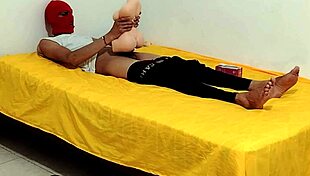 Doll gets pounded hard by a single man craving action after days without a fuck