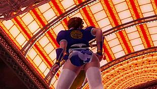 Watch her dance topless in panties?