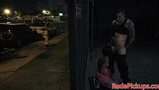 spex teen gets facial from dom in public pickup