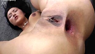 Hot Asian girl takes big cock deep in her tight ass during wild 1 on 1.