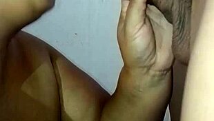 My fat wife gives me a delicious blowjob, oh yeah