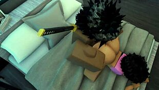 Femboy engages in intimate positions with partner, including deepthroat and anal