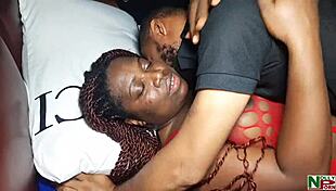 Ebony Amateur Bent Over Doggystyle