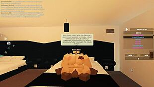 Blacked Roblox Porn with Rough Anal Action