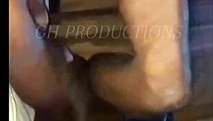 Ghetto slut's pussy and ass stretched before hard fuck!