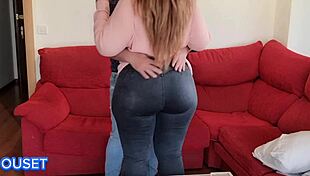 Curvy Blonde Cheats, Bent Over by Husband's Friend for Deep Action