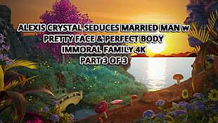 Alexis crystals is worshiping my throbbing cock in the bedroom, making me cum hard.