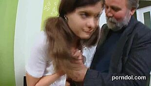nice gets seduced and drilled by older teacher