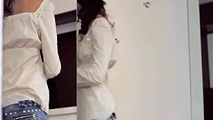 Tight Babe's Wet Pussy Play with Dildo Toys