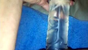 i'm wife hayley, usin' this big dildo on myself, part one, feelin' so good!