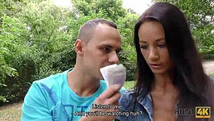 هانت فور كي برونيت هوتي ليليان تمص زب غريب مقابل فلوس في بيك اب عام