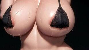 Ai Generated Model Girl with Big Tits and Balloon Fun