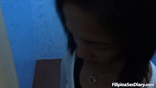 Furry asian filled with monster dick and creampie