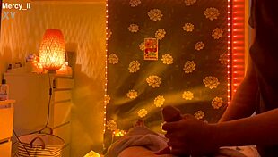 Private Asian massage turns into striptease roleplay with huge cocks