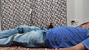 Desi Girl Overwhelmed by Owner's Hard Fucking in Mumbai