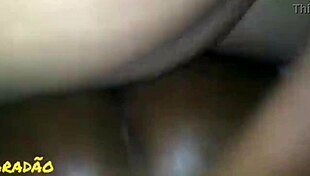 filling the ass of the ebony prostitute with huge natural tits and pussy licking