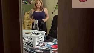 Stepmom Does The Laundry