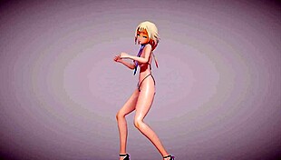 Mmd R18 Apple Pie In Micro Bikini And Skirt Outfit