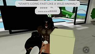 Wow, that monster cock pounds the thick hoe and fills her up