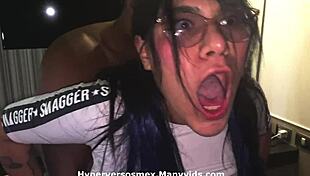 The biggest cock I've fucked destroys my mouth and ass as cum deposit