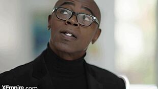 Blonde teen craves her stepdad's massive black cock