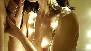 Guy And Tanned Girlfriend Share Intimate Moment