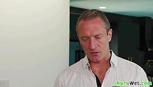 clarke kent and river lynn in slippery big tit massage