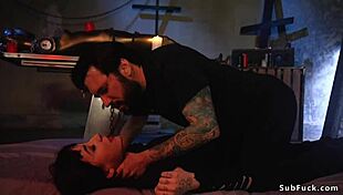 Male Ghosts Double Penetrate Bound Possessed Babe