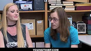 Skinny Shoplifter Fucked By Guard - Emma Starletto