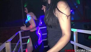 are those brunette cats dancing naked at the party?