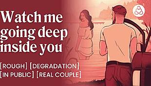 I’m overwhelmed watching my girlfriend take my big cock deep in her ass with dirty talk dominating.