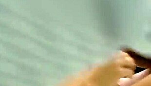 busty blonde hottie anya gives a footjob then gets her pussy fingered