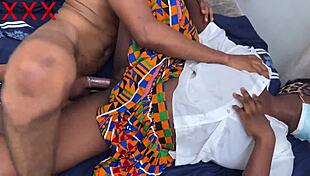 Bbc student shows huge cock to horny classmate in ghana hostel.