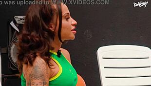 Beautiful Brazilian woman, Alexia Dhein, in hot interview