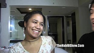 I watched this teen blasian get fucked by hung mexican derek