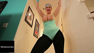 siri, show off that huge butt and boobs in lingerie!