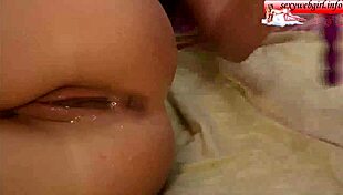 Sexy kiss masturbates with detailed anal play in cosplay on webcam