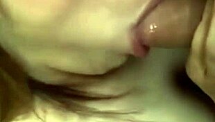 My neighbor's cocksucker loves swallowing my hot cum