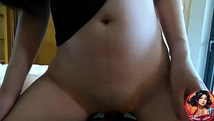 Close-up HD POV of an Asian teen getting fucked and swallowing cum