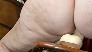 Redhead milf rides dildo and squirts