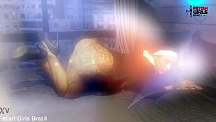 Imagine this naughty brazilian nun with her tongue and piercing teasing a monster cock